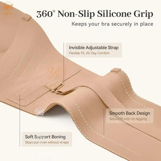 Strapless Front Closure Bra