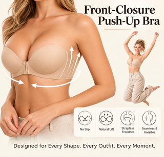Strapless Front Closure Bra